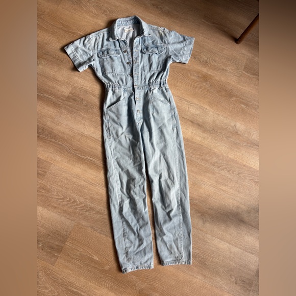 Free People x We The Free Marci Jumpsuit in Clear Skies - Picture 4 of 13